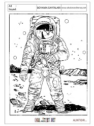 Astranot boyama sayfaları